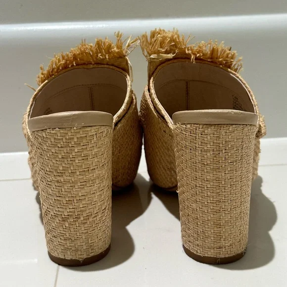 Gianni Bini Tan Woven Heels - Picture 9 of 10
